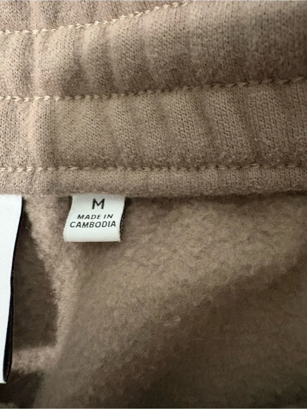 Aritzia Sweatfleece Cozy Drawstring Lounge Shorts - Taupe - Picture 4 of 6